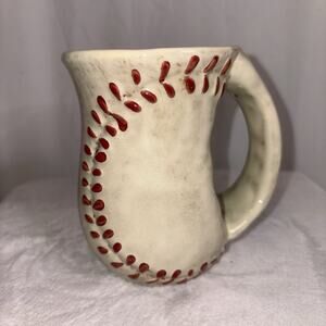 Baseball Shaped Coffee Mug DEI Sports Novelty Mug Jumbo 5" tall x 3.25" diameter